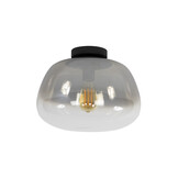 Hoyz Collection - Plafondlamp Pulse Shaded 1-lichts - Smoke Grey Glas