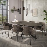 Hoyz Collection - Armstoel Curva Verpakt Per 2 - Hoven Taupe