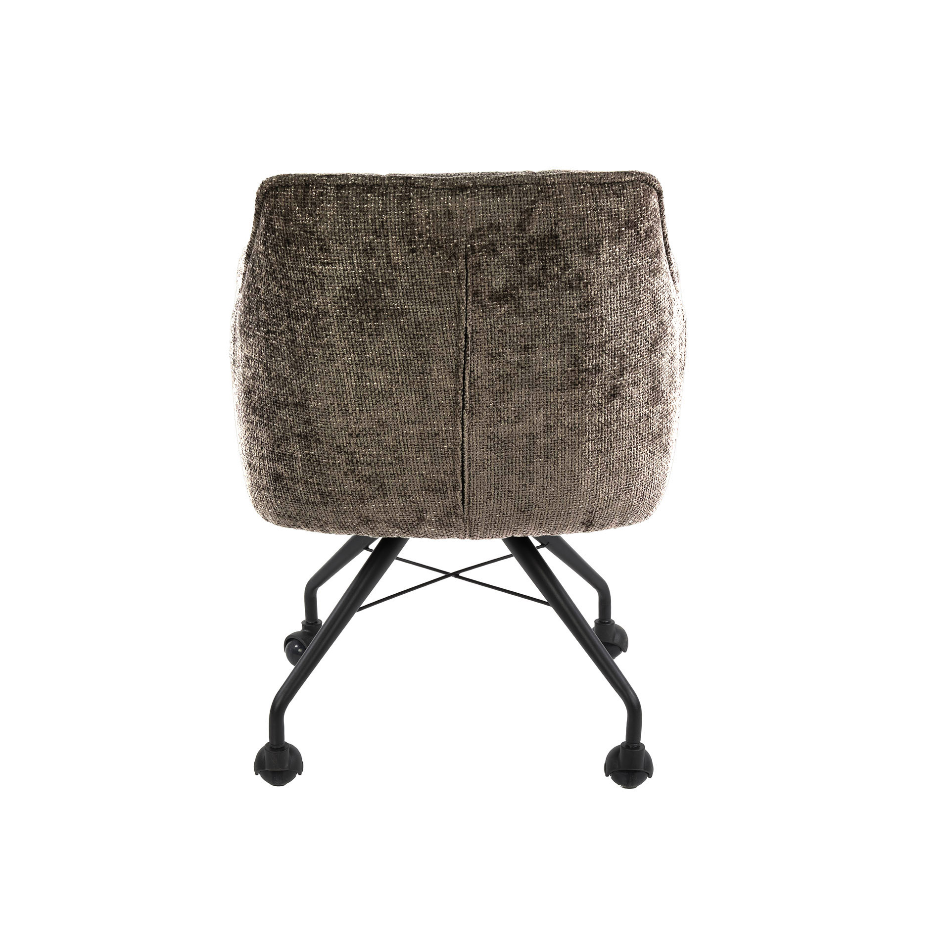 Hoyz Collection - Armstoel Raster Wieltjes Verpakt Per 2 - Hoven Taupe