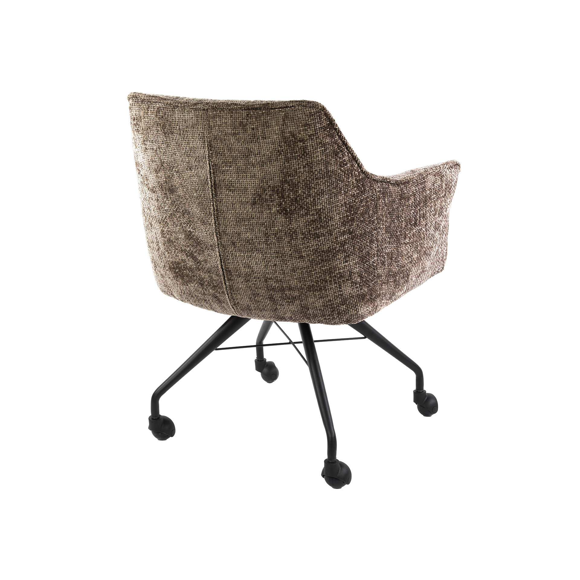 Hoyz Collection - Armstoel Raster Wieltjes Verpakt Per 2 - Hoven Champagne