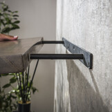 Hoyz Collection - Wandplank Carve 60cm - Massief Acacia Bruin