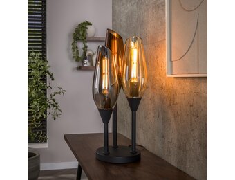 Hoyz Collection - Tafellamp Cocoon 3-lichts - Zwart