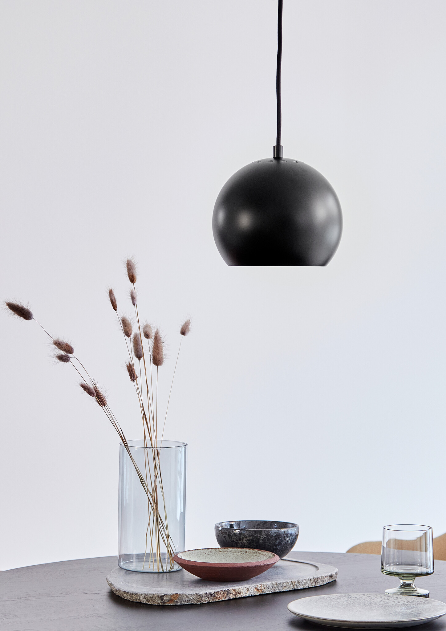 Frandsen - Hanglamp Ball - Zwart - 18x18x15cm