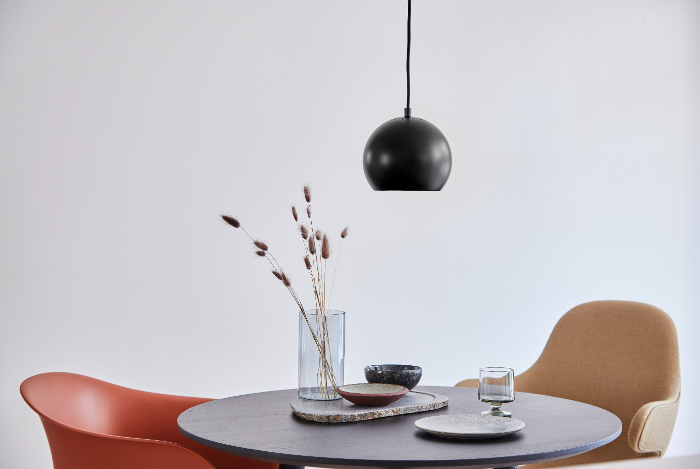 Frandsen - Hanglamp Ball - Zwart - 18x18x15cm