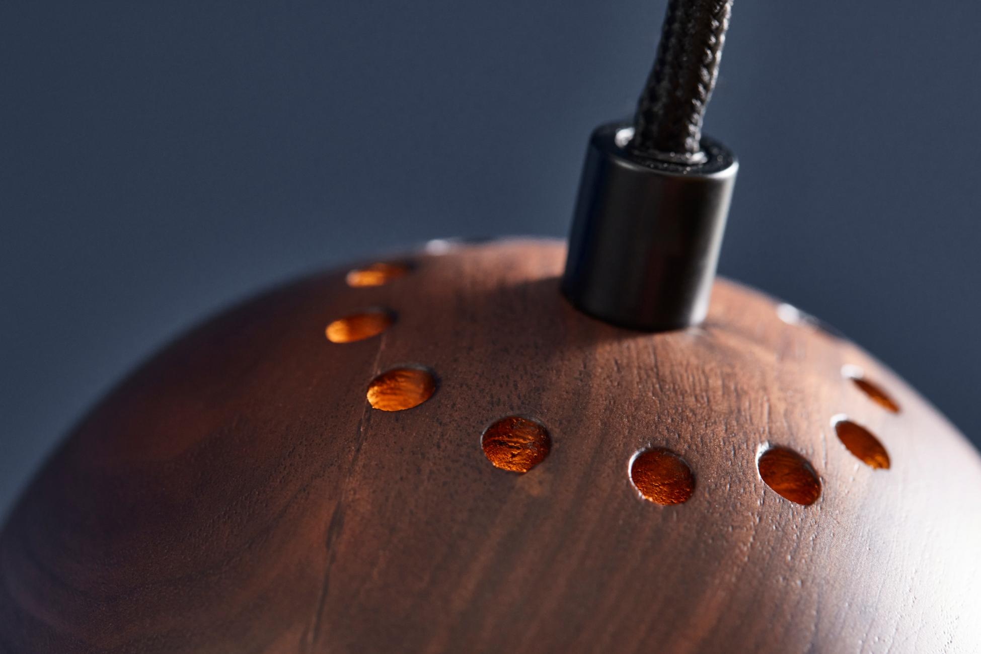 Frandsen - Hanglamp Ball - Bruin - 12x12x10cm