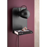 Frandsen - Wandlamp Ball - Zwart - 18x22x30cm