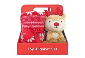 Unique Living - Giftbox Jerry Reindeer - 23cm - Multikleur