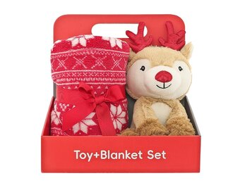 Unique Living - Giftbox Jerry Reindeer - 23cm - Multikleur