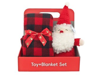 Unique Living - Giftbox Jerry Santa - 23cm - Multikleur