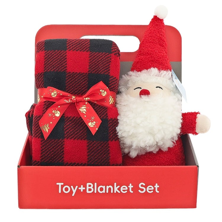 Unique Living - Giftbox Jerry Santa - 23cm - Multikleur