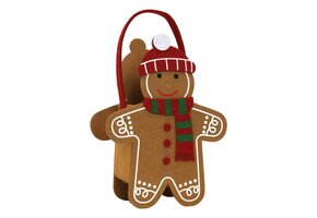 Unique Living - Giftbag Xmas - 16,5x9x23cm - Multikleur