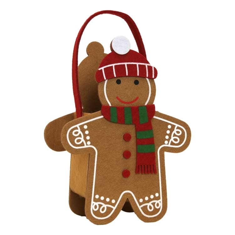 Unique Living - Giftbag Xmas - 16,5x9x23cm - Multikleur