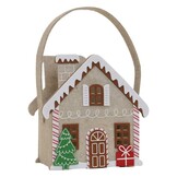 Unique Living - Giftbag Xmas - 18,5x7,5x18cm - Multikleur