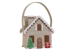 Unique Living - Giftbag Xmas - 18,5x7,5x18cm - Multikleur