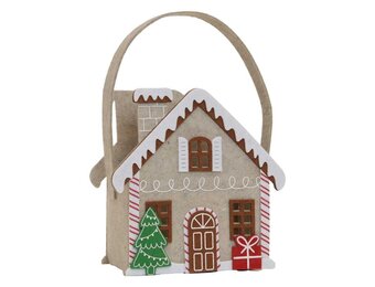 Unique Living - Giftbag Xmas - 18,5x7,5x18cm - Multikleur