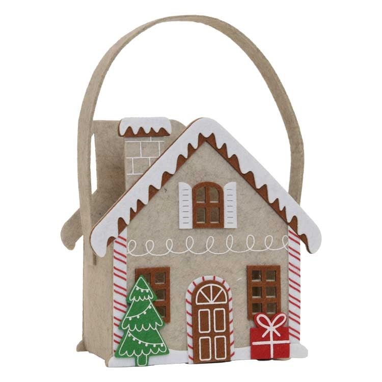 Unique Living - Giftbag Xmas - 18,5x7,5x18cm - Multikleur