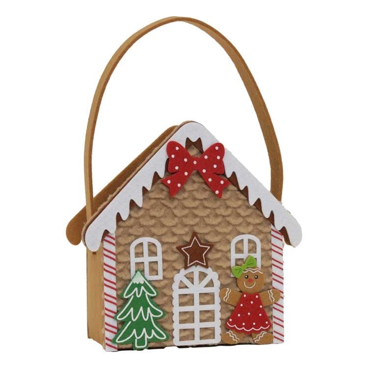 Unique Living - Giftbag Xmas - 18,5x7,5x18cm - Multikleur