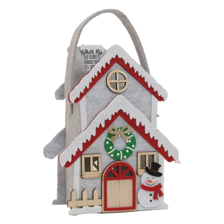 Unique Living - Giftbag Xmas - 15x8x20cm - Multikleur