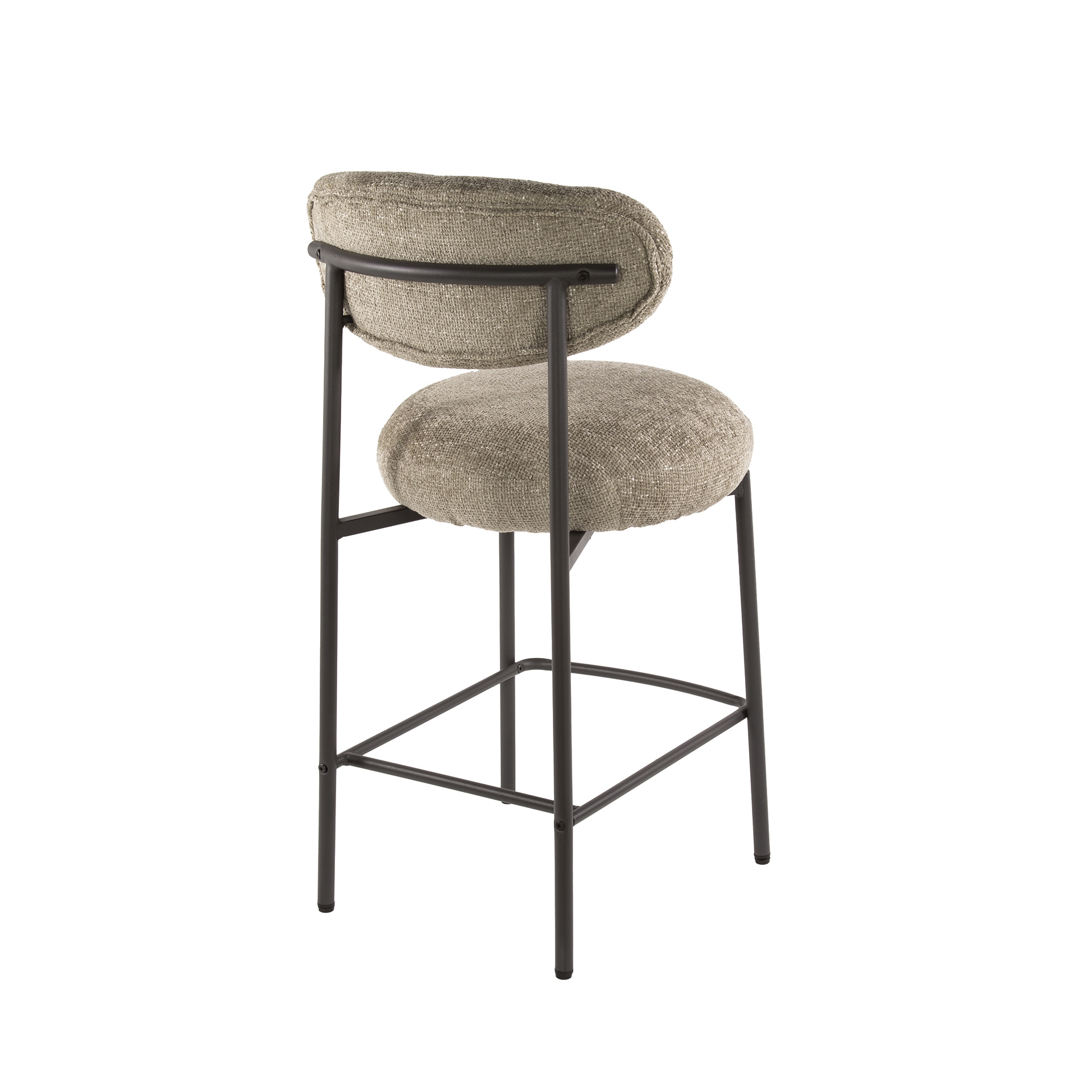 Hoyz Collection - Barstoel Round Verpakt Per 2 - Cargo Zand