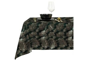 Unique Living | Tafelkleed Sid 150x250cm dark green