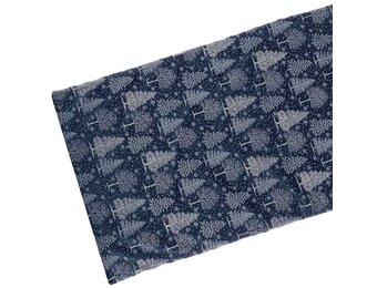Unique Living | Tafelloper Siri 45x150cm dark blue