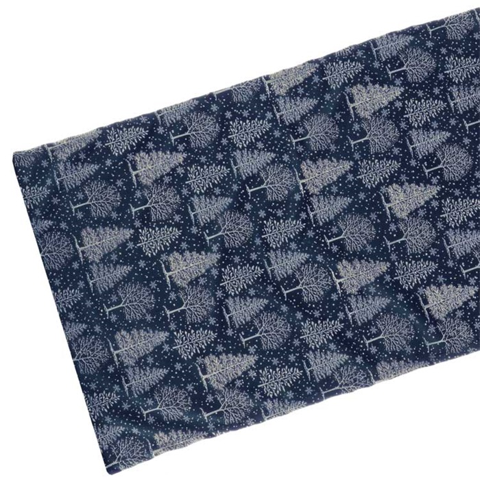 Unique Living | Tafelloper Siri 45x150cm dark blue