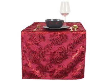 Unique Living | Tafelloper Sid 45x150cm red