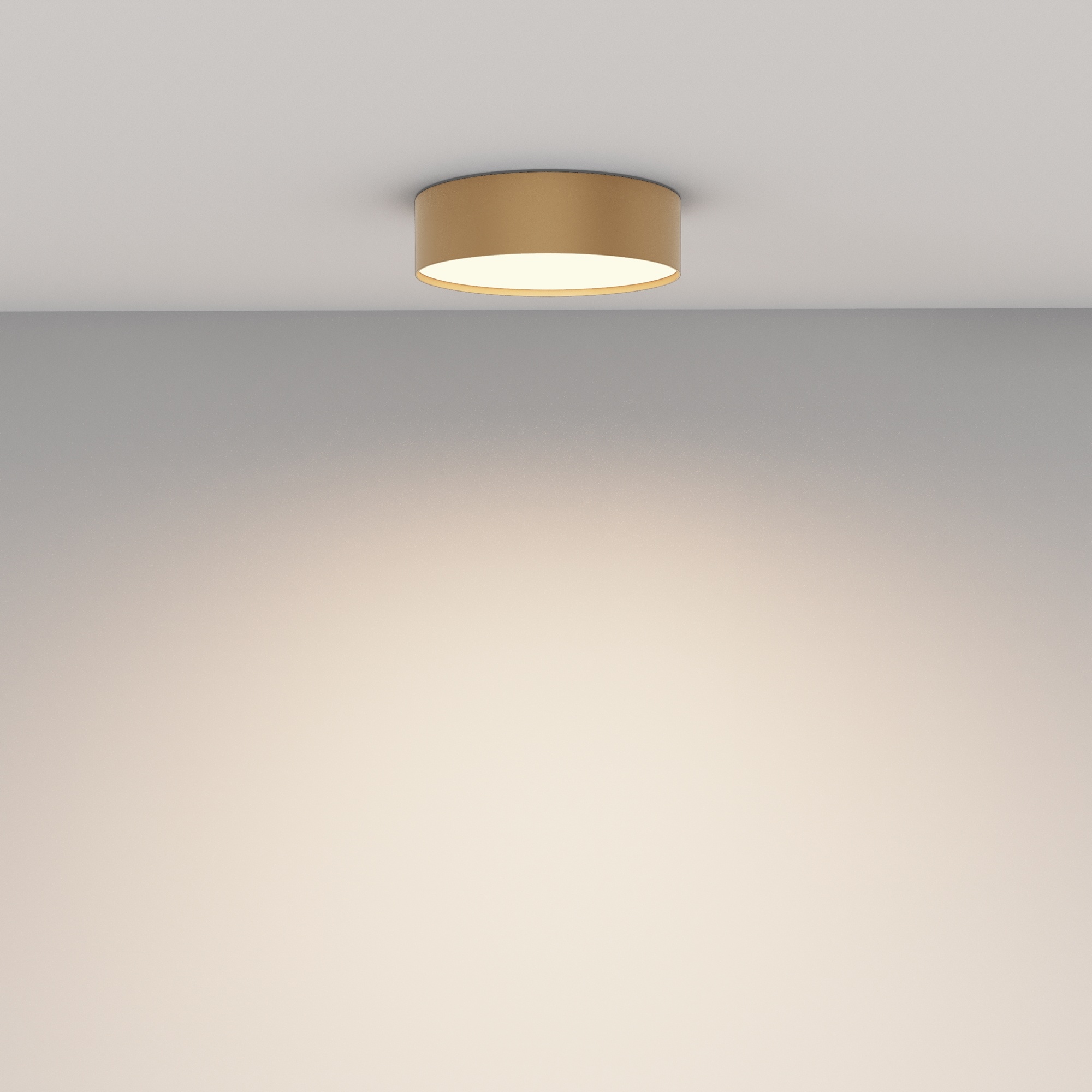 Maytoni - Plafondlamp Zon - Goud - 22x22x6 cm