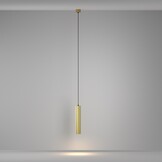 Maytoni - Hanglamp Calipso - Goud - 5.6x5.6x30 cm