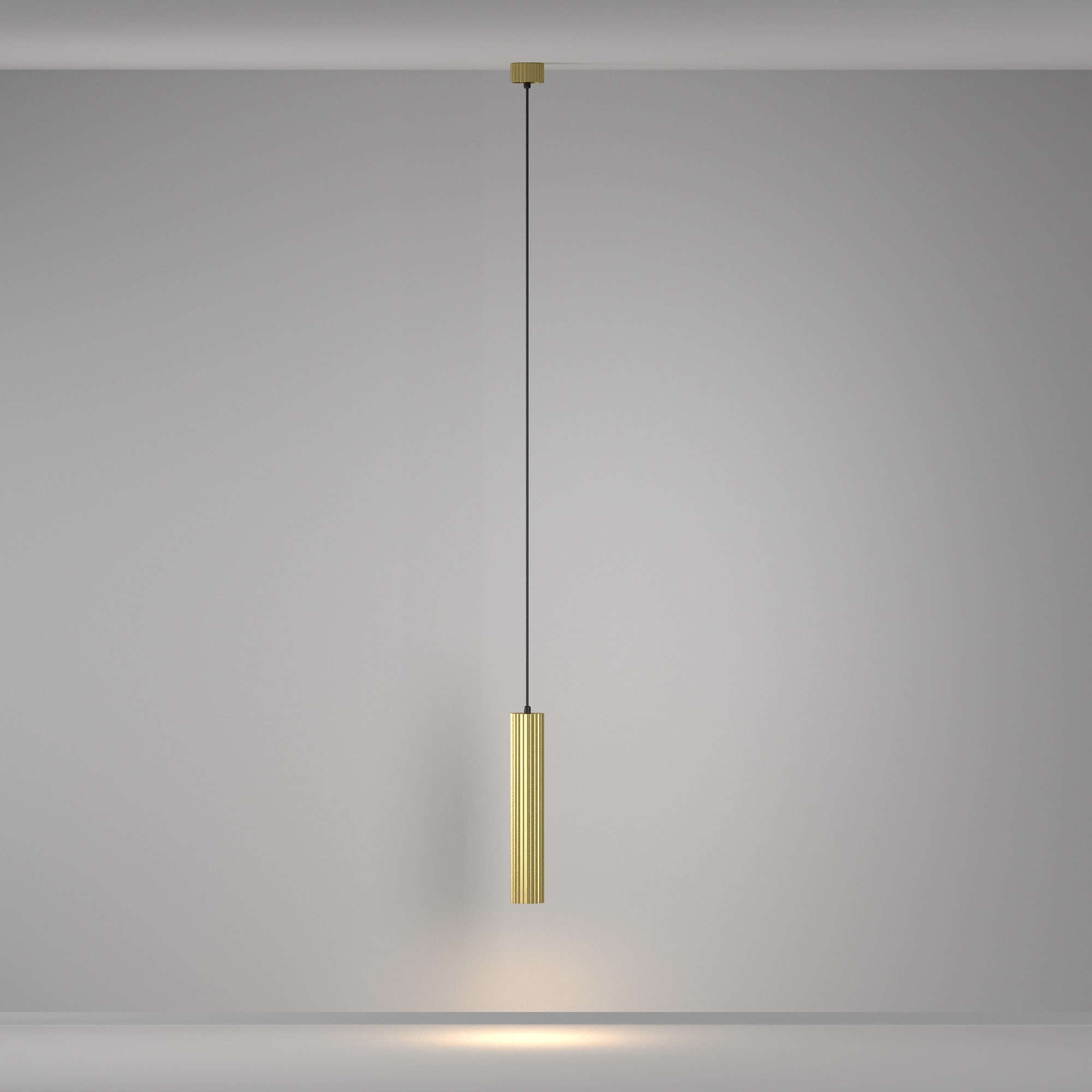 Maytoni - Hanglamp Calipso - Goud - 5.6x5.6x30 cm