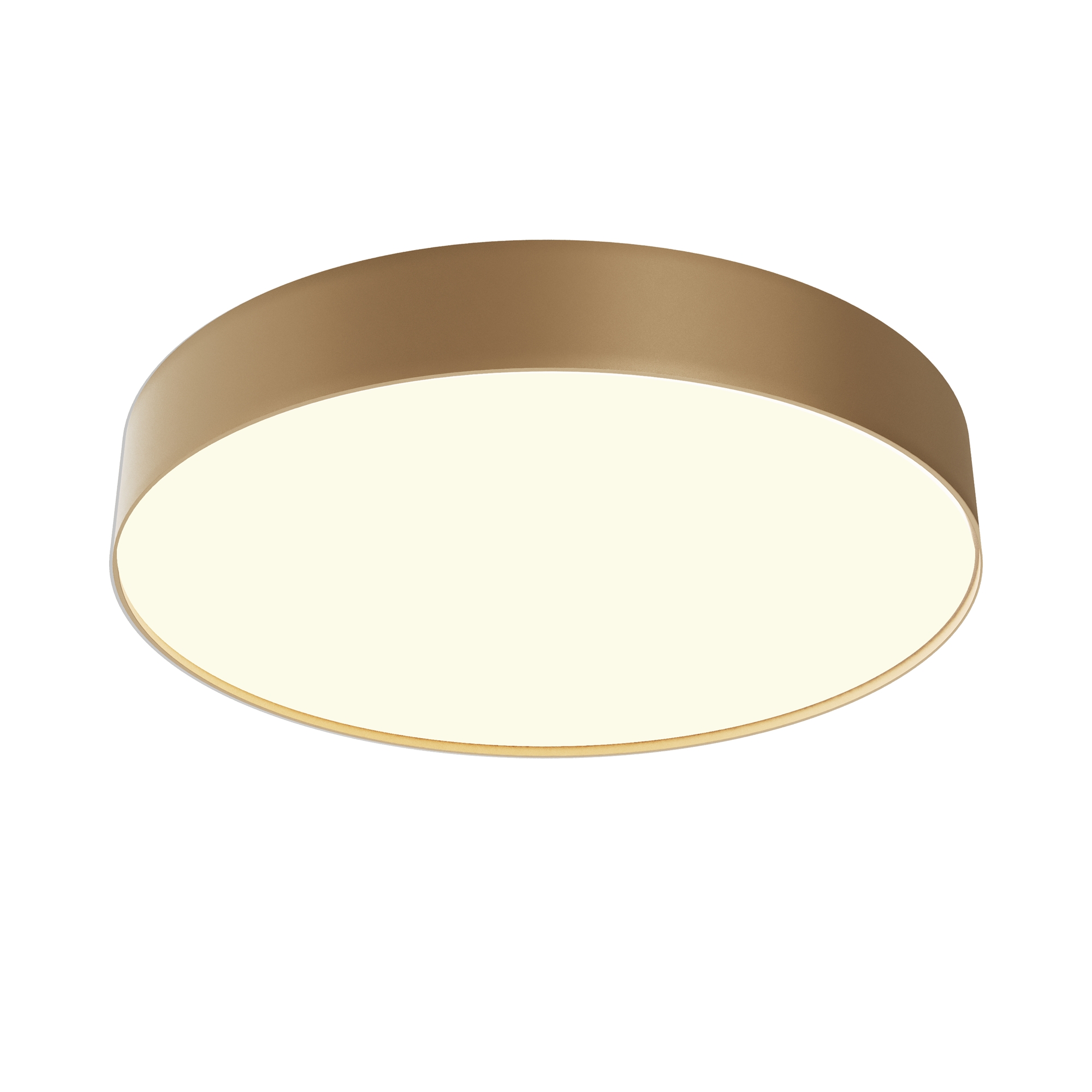 Maytoni - Plafondlamp Zon - Goud - 40x40x6 cm