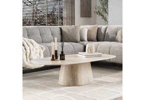 Hoyz Collection - Salontafel Centro 135cm - Keramiek Travertin