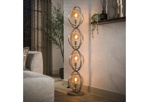 Hoyz Collection - Vloerlamp Turn Around 4-lichts - Beige