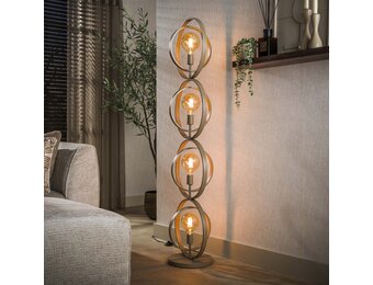Hoyz Collection - Vloerlamp Turn Around 4-lichts - Beige