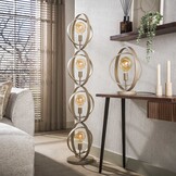 Hoyz Collection - Vloerlamp Turn Around 4-lichts - Beige