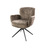 Hoyz Collection - Armstoel Forza Draaibaar - Set van 2 - Hoven Champagne