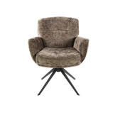 Hoyz Collection - Armstoel Forza Draaibaar - Set van 2 - Hoven Champagne