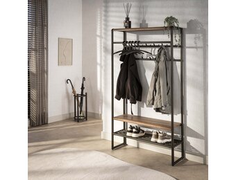 Hoyz Collection - Garderobemeubel Luno 100cm - Drift Brown