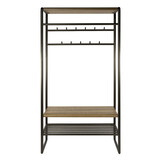 Hoyz Collection - Garderobemeubel Luno 100cm - Drift Brown