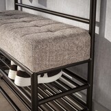 Hoyz Collection - Garderobebank Luno 6+5 Haken - Drift Brown