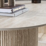 Hoyz Collection - Salontafel Romano Arch 135cm - Keramiek Travertin