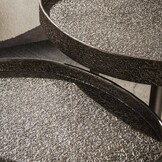 Hoyz Collection - Salontafel Organic Driehoekig Set Van 2 - Brons Liquid Metal