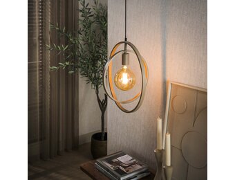 Hoyz Collection - Hanglamp Turn Around 1-lichts - Beige
