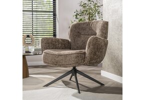 Hoyz Collection - Fauteuil Forza Draaibaar - Hoven Champagne