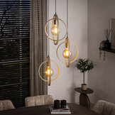 Hoyz Collection - Hanglamp Turn Around Getrapt 3-lichts - Beige