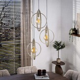Hoyz Collection - Hanglamp Turn Around Getrapt 3-lichts - Beige