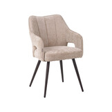 LABEL51 Eetkamerstoel Stan - Clay - 51x81x59 cm - Set van 2