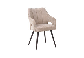 LABEL51 Eetkamerstoel Stan - Clay - 51x81x59 cm - Set van 2