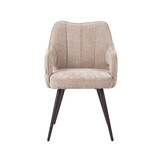 LABEL51 Eetkamerstoel Stan - Clay - 51x81x59 cm - Set van 2