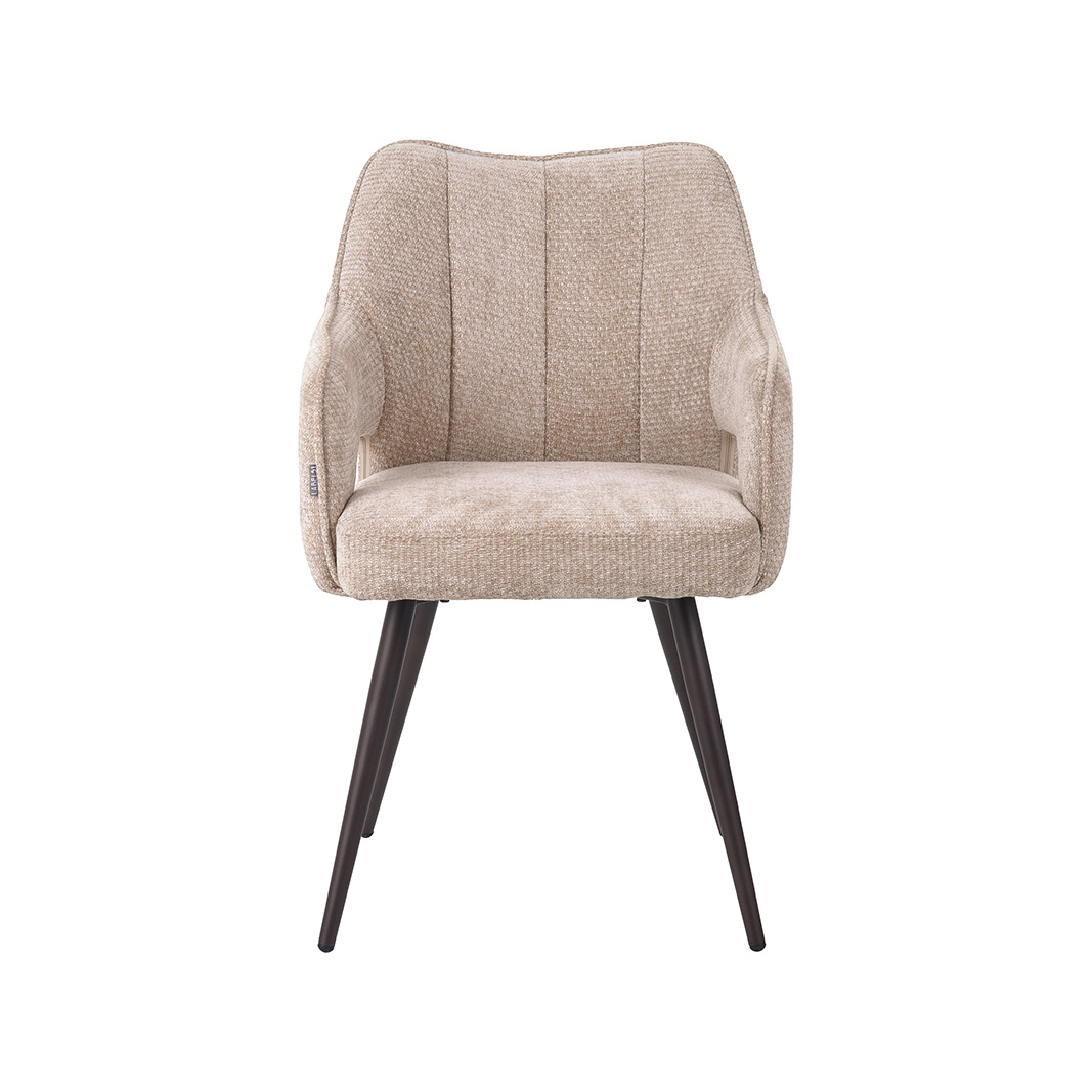 LABEL51 Eetkamerstoel Stan - Clay - 51x81x59 cm - Set van 2